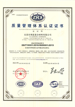 ISO9001 Quality Management System Certification (Chinese)