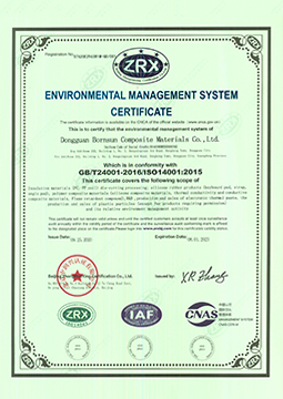 ISO14001 Environmental Management System Certification (English)